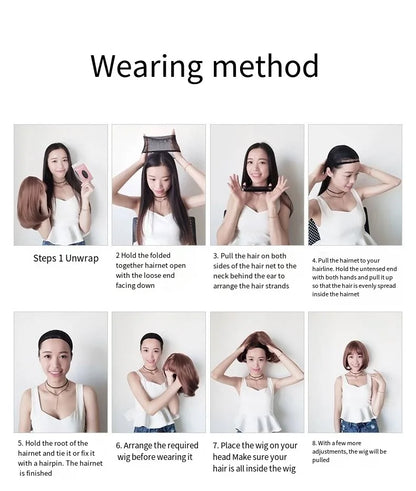 Wig woman air bangs long hair big waves dyed synthetic fiber high temperature silk full head set selling long curly hair