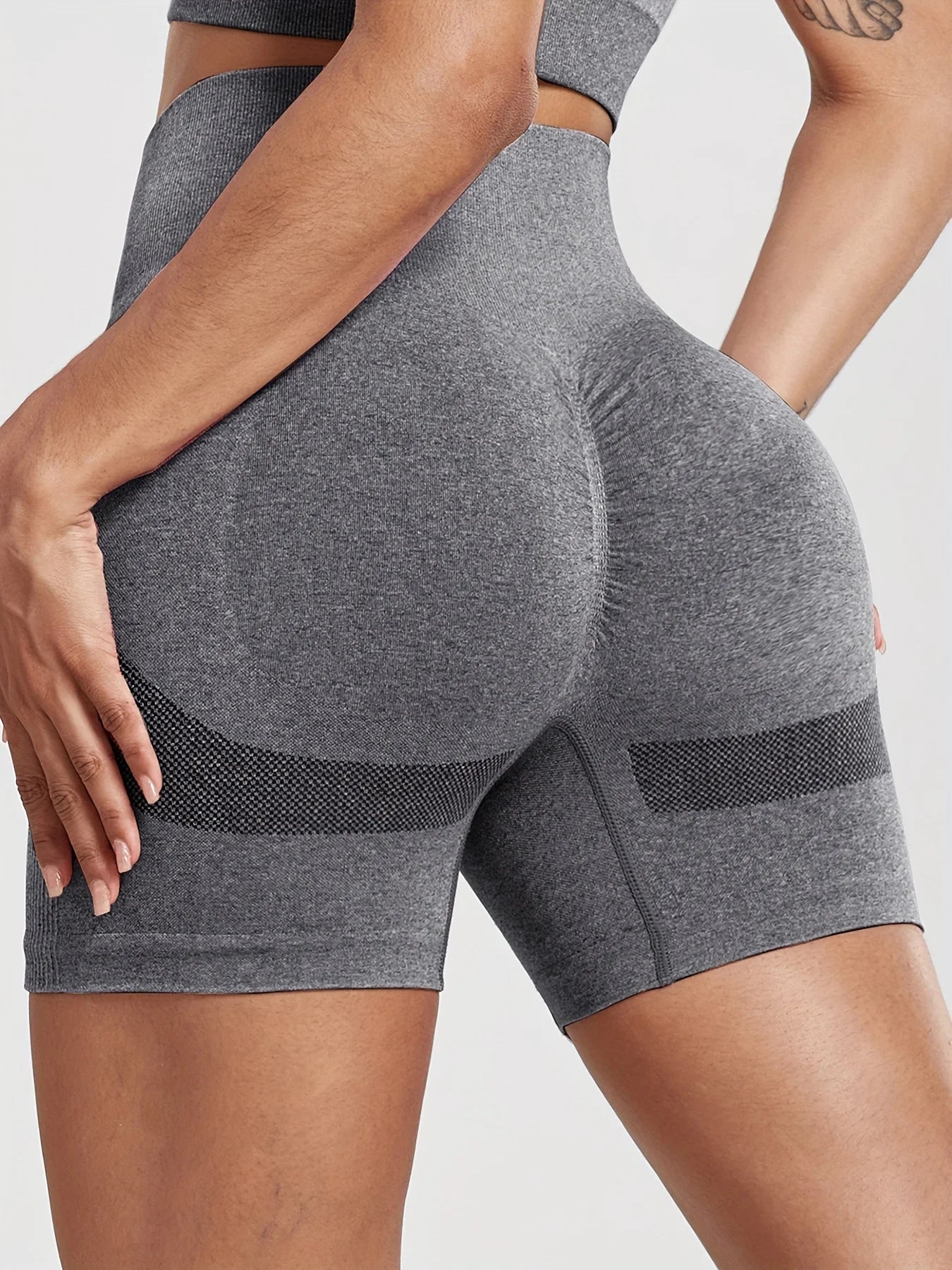 Women Yoga Shorts Legging High Waist Workout Shorts Fitness  Lift Butt Fitness Ladies Gym Running Short Pants Sportswear