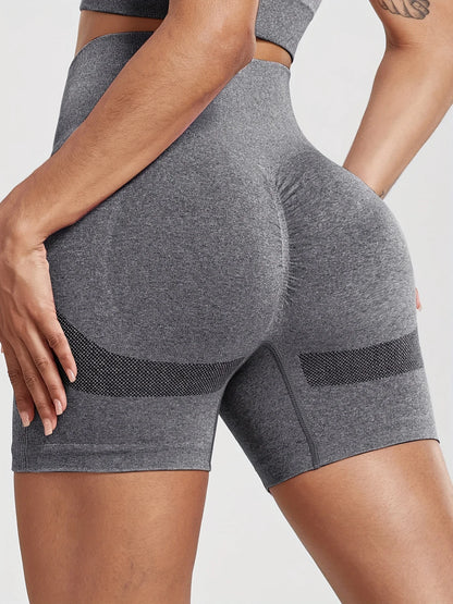 Women Yoga Shorts Legging High Waist Workout Shorts Fitness  Lift Butt Fitness Ladies Gym Running Short Pants Sportswear