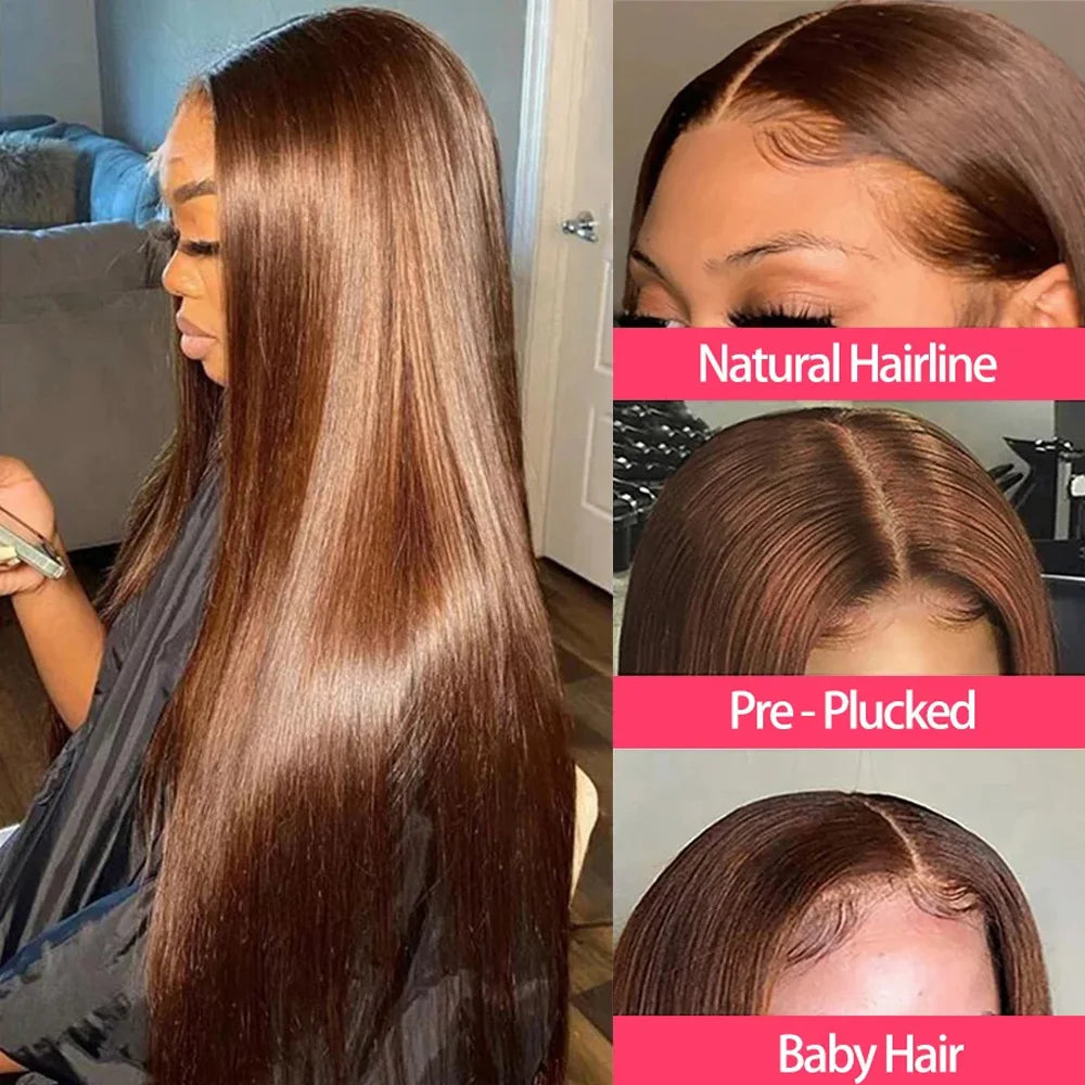 Wear And Go Glueless Wig Human Hair 7x5 5x5 HD Lace Closure Wigs Straight Body Wave Human Hair Wigs Lace Front Ready To Go