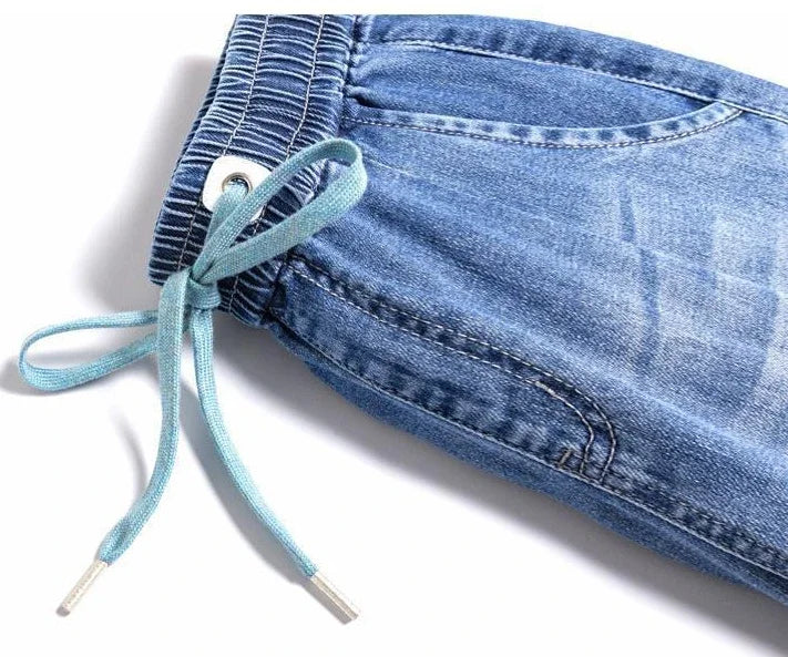 Womens Jeans Pants For Women With Pockets Blue Trousers High Waist Shot 2000s Y2k Wide Leg Xxl 90s Trend Unique Japanese Shiny