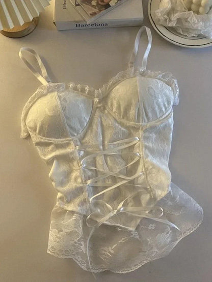 Clothes blouses sexy crop tops women corset lace bandage T-shirt camisole woman sling tank top fashion sleeveless waistcoat