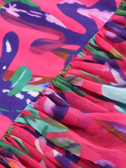 Birthday Dress for Women Brithday Party Outfits Sexy Strapless Prom Gown Retro Print Evening Dresses Luxury 2024 Woman Clothes