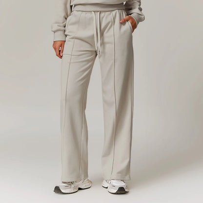 Women's High Waisted Straight pants Sweatpants Casual Yoga Jogger Pants elegant pants Women Pants Yoga With Pockets pantalones