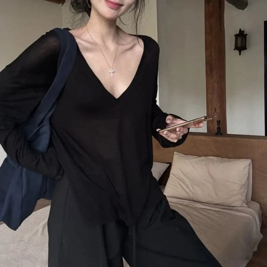 Tops Woman Korean Fashion With Sleeves Plain Long Sleeve T Shirt for Women Clothing Female Sale Cheap Clothes Y2k Korea Style
