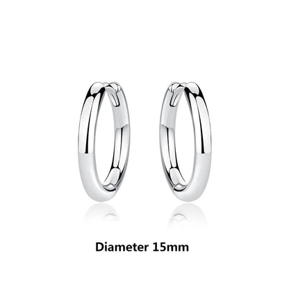 Original 925 Sterling Silver Earrings 2025 Stud Hoop Crystal Earings For Women Rose Gold Crown Heart Infinity Bee Earing Jewelry