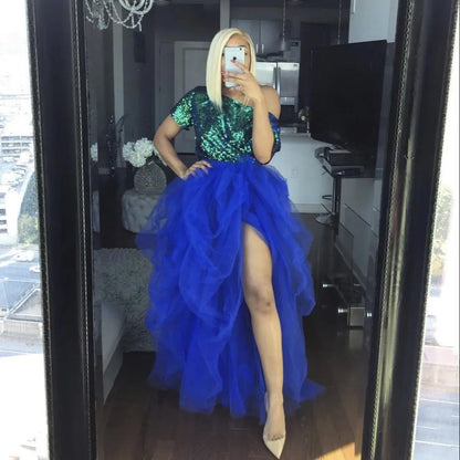 Women Skirts Vintage Spring Summers Pleated Party Long Skirt Black Adult Tutu Dancing Fahion Female Skirts Faldas Mujer Tulle