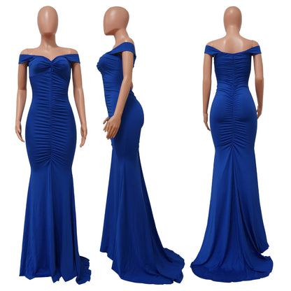 Women Long Dresses Sexy Backless Bodycon Evening Dresses Nightclub Maxi Dress Cocktail Birthday Party Welcome Prom Dress XSY039