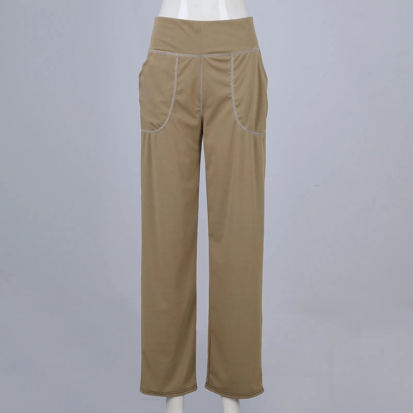 Wide Leg Pants For Women Yoga Pants High Waist Sweatpants With Pockets Stretch Pants Comfy Workout Sports Sweatpants