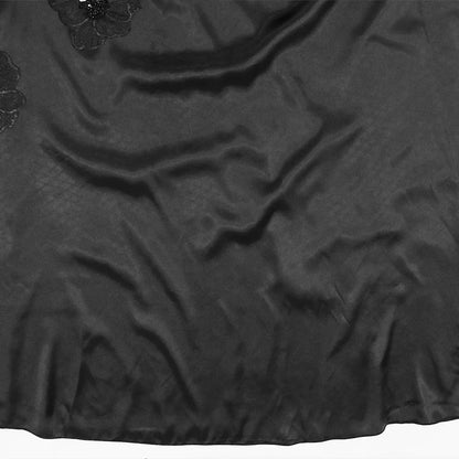 Elegant Dresses for Woman 2025 New O Neck Sleeveless Floral Decorate Straight Ankle Length Fashion Ladies Birthday Party Dress