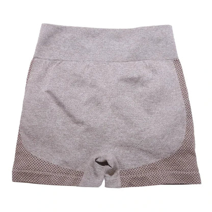 New Women Yoga Shorts High Waist Workout Shorts Fitness Yoga Lift Butt Fitness Ladies Yoga Gym Running Short Pants Sportswear