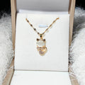 Trendy Animal Collarbone Necklaces for Women - Creative Cat Design with Stainless Steel Chain