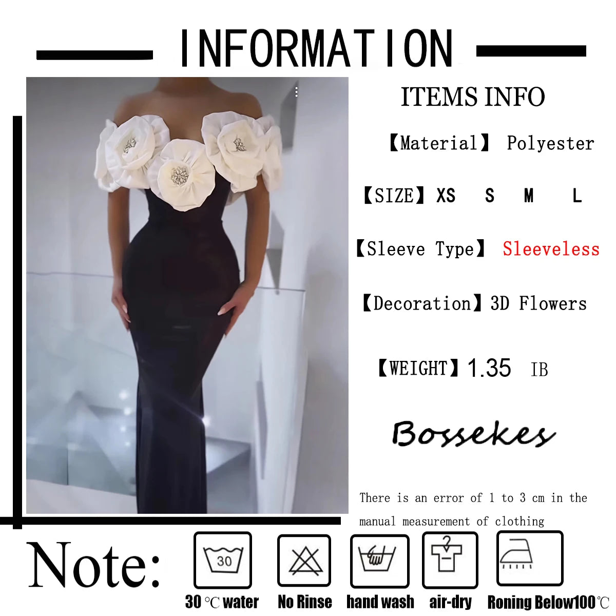 Women Banade Dresses Sexy Big Flowers Off the Shoulder Long Dress Celebrate Evening Party Dress Birthday Party Wedding Outfit