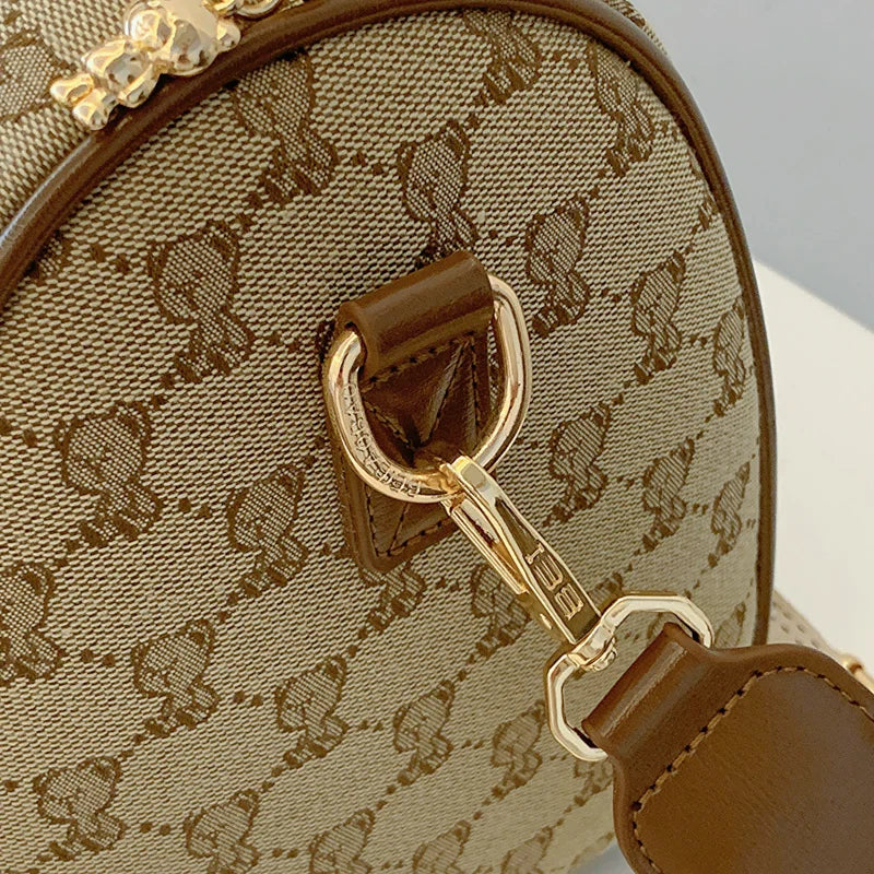 New Women Pillow Bag Large Capacity Fashion Lightweight Luggage Travel Bag Designer Retro Female Handbag Shoulder Crossbody Bags