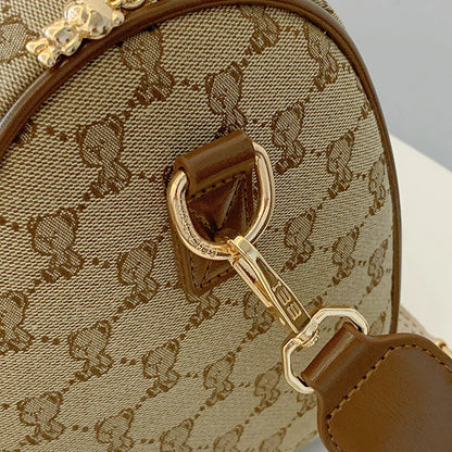 New Women Pillow Bag Large Capacity Fashion Lightweight Luggage Travel Bag Designer Retro Female Handbag Shoulder Crossbody Bags