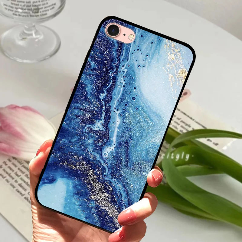 For iPhone 6S 6 Case Silicone Soft Back Phone Cover For iPhone 7 7Plus 6 6S Plus Silicon Cases For iPhone 8 8 Plus Fundas Bumper