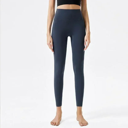 Yoga Pants No Embarrassment Line Sports Fitness Pants Tight Peach Lift Hip High Waist Nude Yoga Leggings