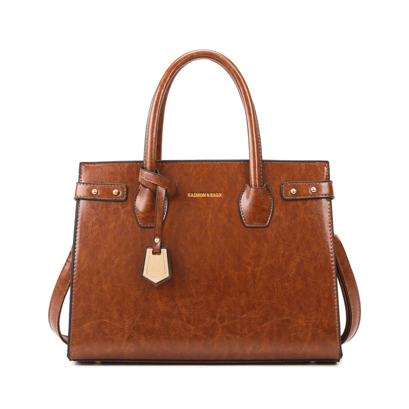 Genuine Handbags for Women 2025 New Luxury Ladies Hand Bags Female Leather Shoulder Top-Handle Crossbody Bags Casual Tote Sac