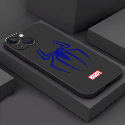 phone Cases for iphone 14 case 11 12 15 Pro XS Max 8 13 Mini X SE 7 16 Plus funda Antiscratch cover Spider Man Fashion Cool Logo