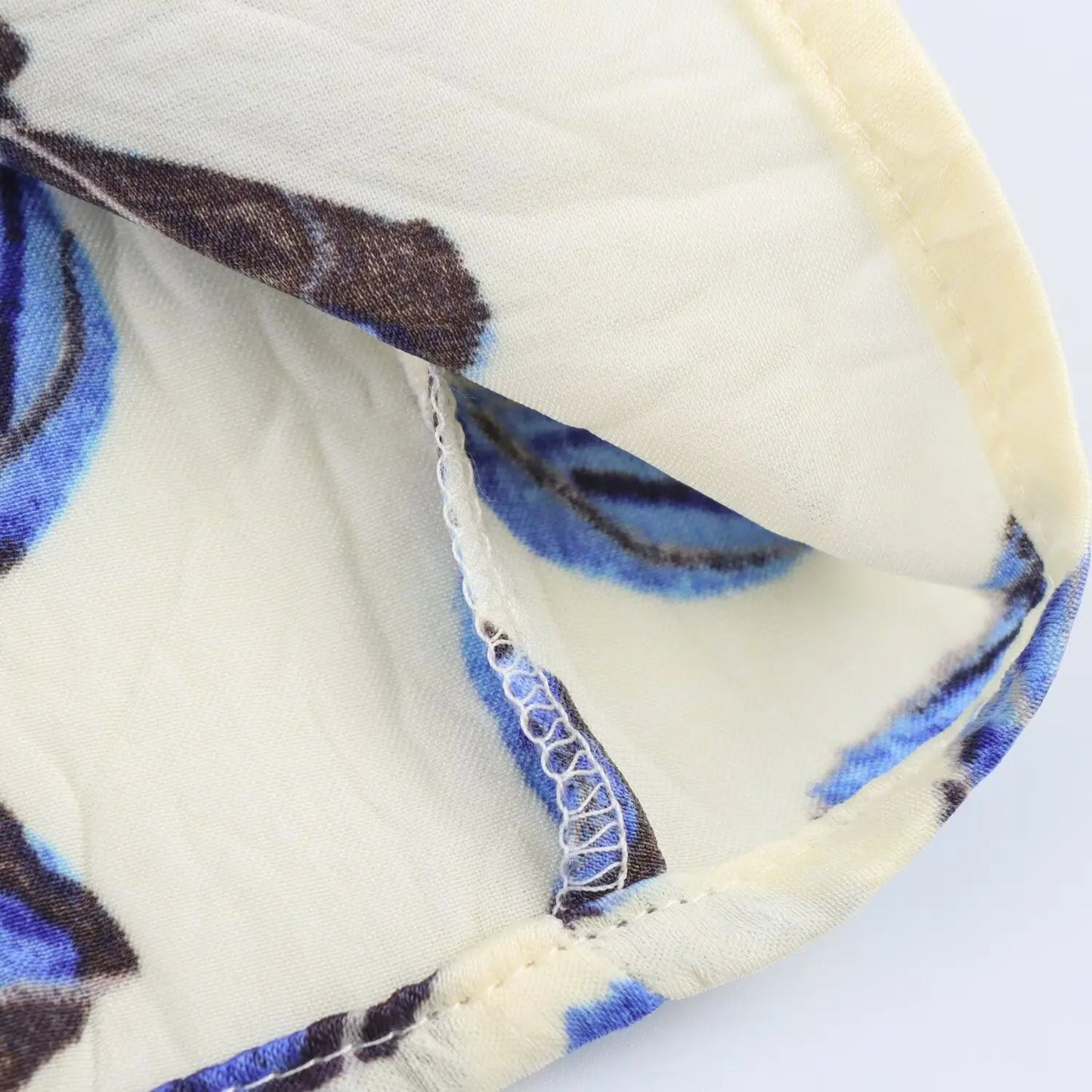 Women Skirt 2025 summer new ethnic style fashionable simple printed slit mid length pleated straight tube skirt