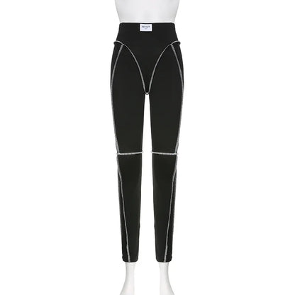 Women Yoga Skinny Pants Female Seamless Streak Casual Stretchy Leggings For Woman Sporty Workout Overalls Gym Fitness Outfits
