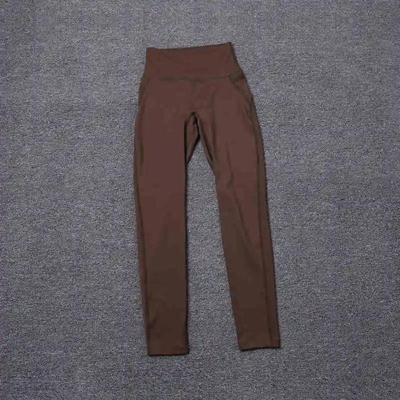 Yoga Pants Nude Fast Drying Breathable GYM Fitness No Wear underpants  Yoga Leggings High Waist