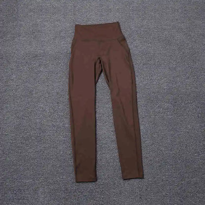 Yoga Pants Nude Fast Drying Breathable GYM Fitness No Wear underpants  Yoga Leggings High Waist