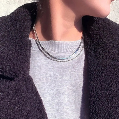 Necklace for Women Gold Necklace Silver Plated Necklace Gold Plated SnakeGold Chain Choker Necklaces Gold Jewelry Gift for Women