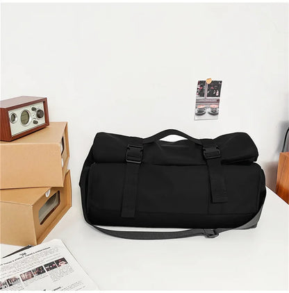 Fashion Travel Bags For Women Large Capacity Men's Sports bag Waterproof Weekend Sac Voyage Female Messenger Bag Dry And Wet