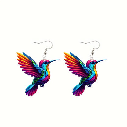 Hummingbird Earrings for Women Girls Elegant Tassel Charm Dangle Earring Fashion Jewelry Valentine's Day Birthday Gifts