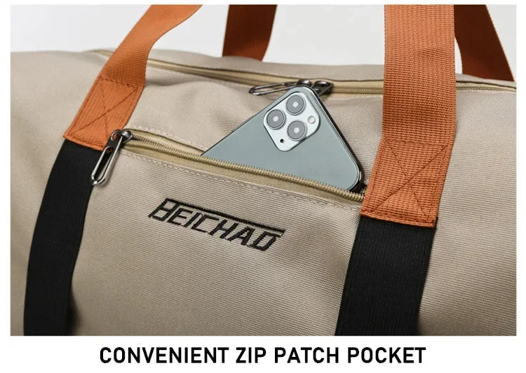 Fashion Travel Bags For Women Large Capacity Men's Sports bag Waterproof Female Messenger Bag Dry And Wet Dropshipping