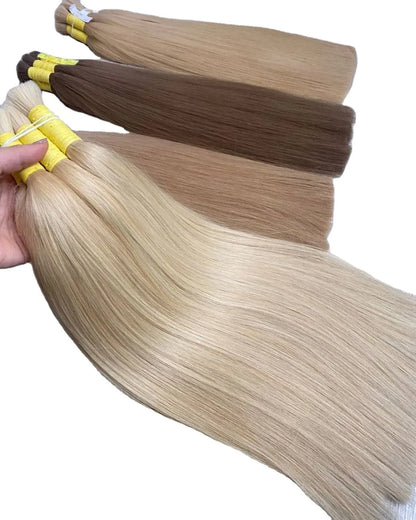 Maxhair No Weft 613 Human Hair Weave Blonde Straight Human Hair 1B 613 Ombre Blonde Vietnamese Straight Hair Bundles Remy