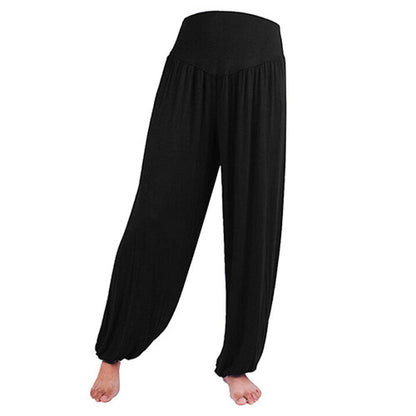 Women's Comfy Harem Yoga Loose Long Pants Belly Dance Boho Sports Wide Trousers Bloomers Dancewear Lady Sweatpants Harlan Pants