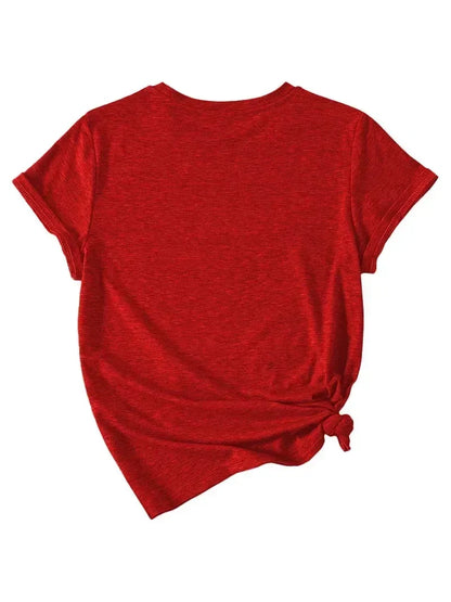 Plus Size Tops Women Clothes Inspirational - style Black T - shirt with Flower Motif Print ，Soft And Comfortable，Summer Outfits