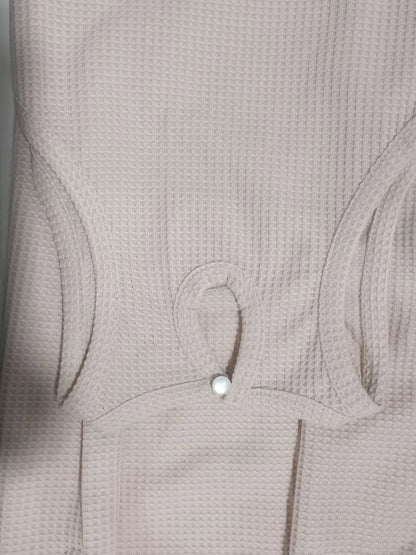 Sexy Dresses for Women 2023 Summer Vestidos Fashion New Sleeveless O-neck Keyhole Back Textured Mini Skinny Solid Color Dress