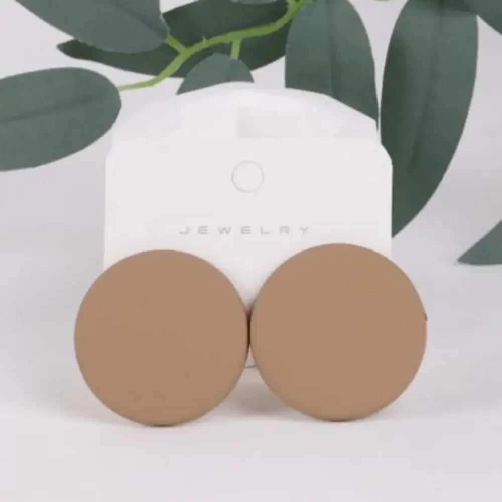 High Quality Exaggerated Acrylic Round Earrings Colorful Dangle Earrings Simple And Versatile Earrings Fashion Earrings