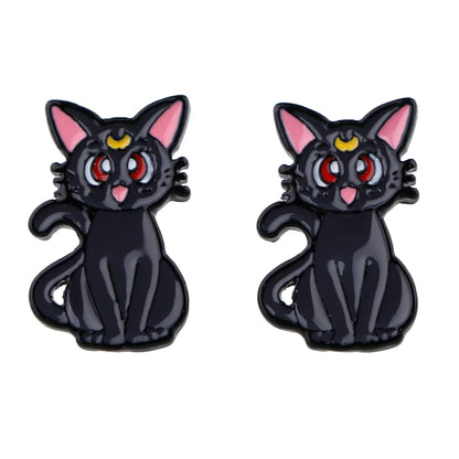 Anime Series Earrings for Women Girls Cartoon Studs Earrings Stainless Steel Ear Pierced Jewelry Accessories Party Gifts