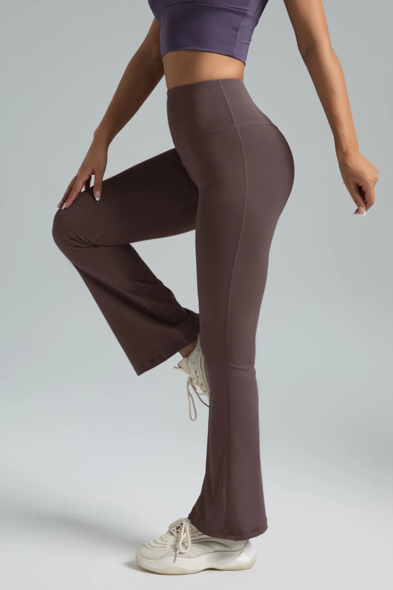 Women's High Waisted Bootcut Yoga Pants - Flared Leggings for Workout and Casual Wear - Comfortable and Stylish Activewear