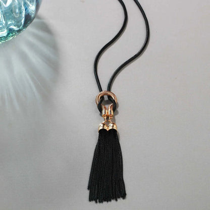 Fashion Long Necklace for Women Collier Femme Vintage Tassel Necklaces & Pendants 2022 Statement Jewelry Collar Mujer Maxi Colar
