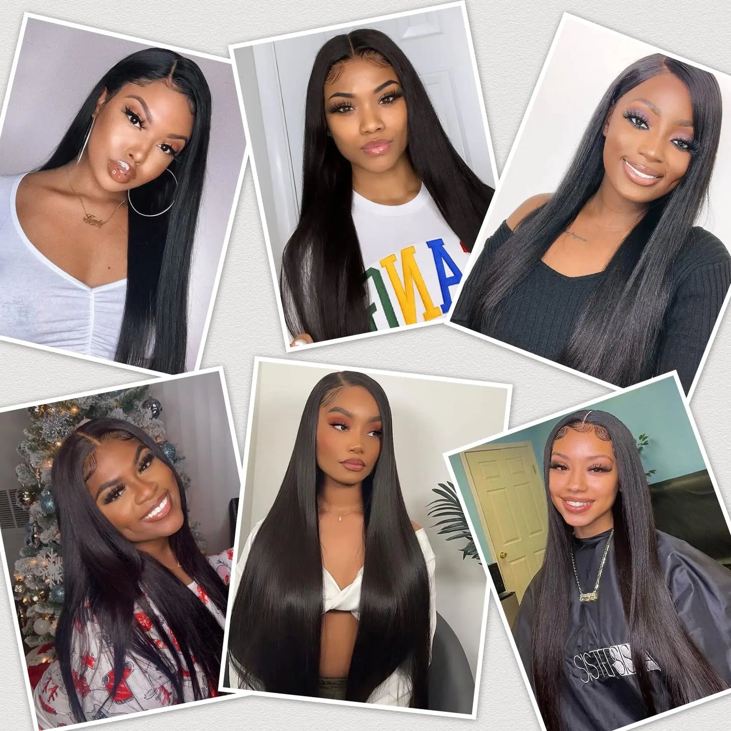 V Part Wig Straight Long Human Hair Wigs Mongolian Straight V Part Human Hair Wigs V Part Machine Made Wigs No Leave Out
