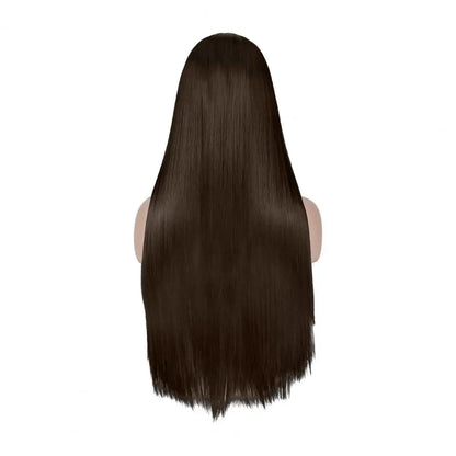 I's a wig Synthetic Blonde Wigs Long Straight Wigs with Bangs for White Black Women Red Pink Black Brown Daily Use Cosplay Wigs