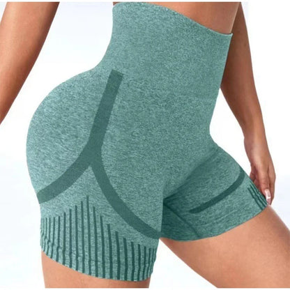 Women Yoga Shorts High Waisted and Hip Lifting Yoga Pants Outdoor Running Fitness Shorts Breathable Quick-dry Sportswear Pants