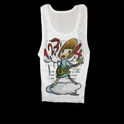 Aesthetics Gothic Clothes Women Tops Woman Clothing Sexy Top Print  Summer Women's Cropped Emo Trashy Y2k 2000s Crop Top Sexys