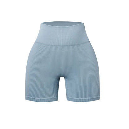 Women's Summer Loose Solid Color Yoga Pants Comfy Workout Pants Slim Female High Elastic Waist Skinny Yoga Running Sporty Shorts