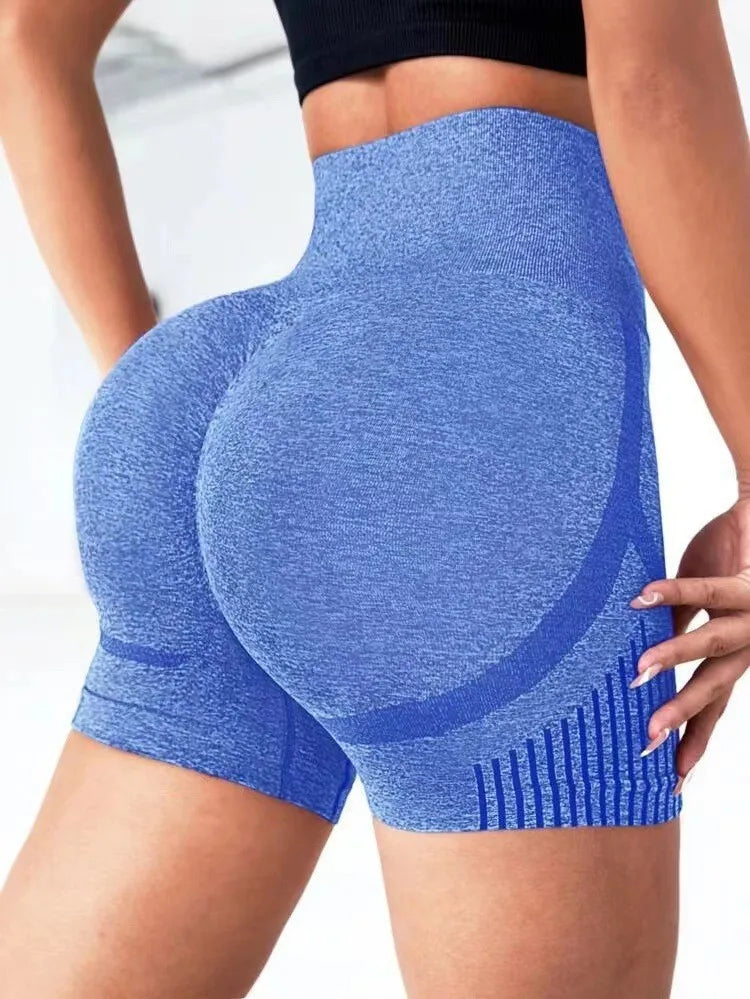 Women Yoga Shorts High Waist Workout Shorts Fitness Yoga Lift Butt Fitness Ladies Gray Yoga Gym Running Short Pants Sportswear