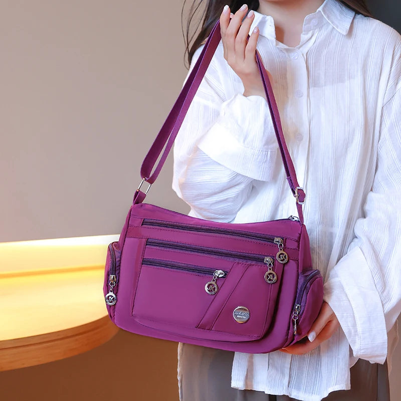 New Women Bag Nylon Waterproof Messenger Bags For Lady Crossbody Shoulder Bag Casual Handbags High Quality Multifunctional