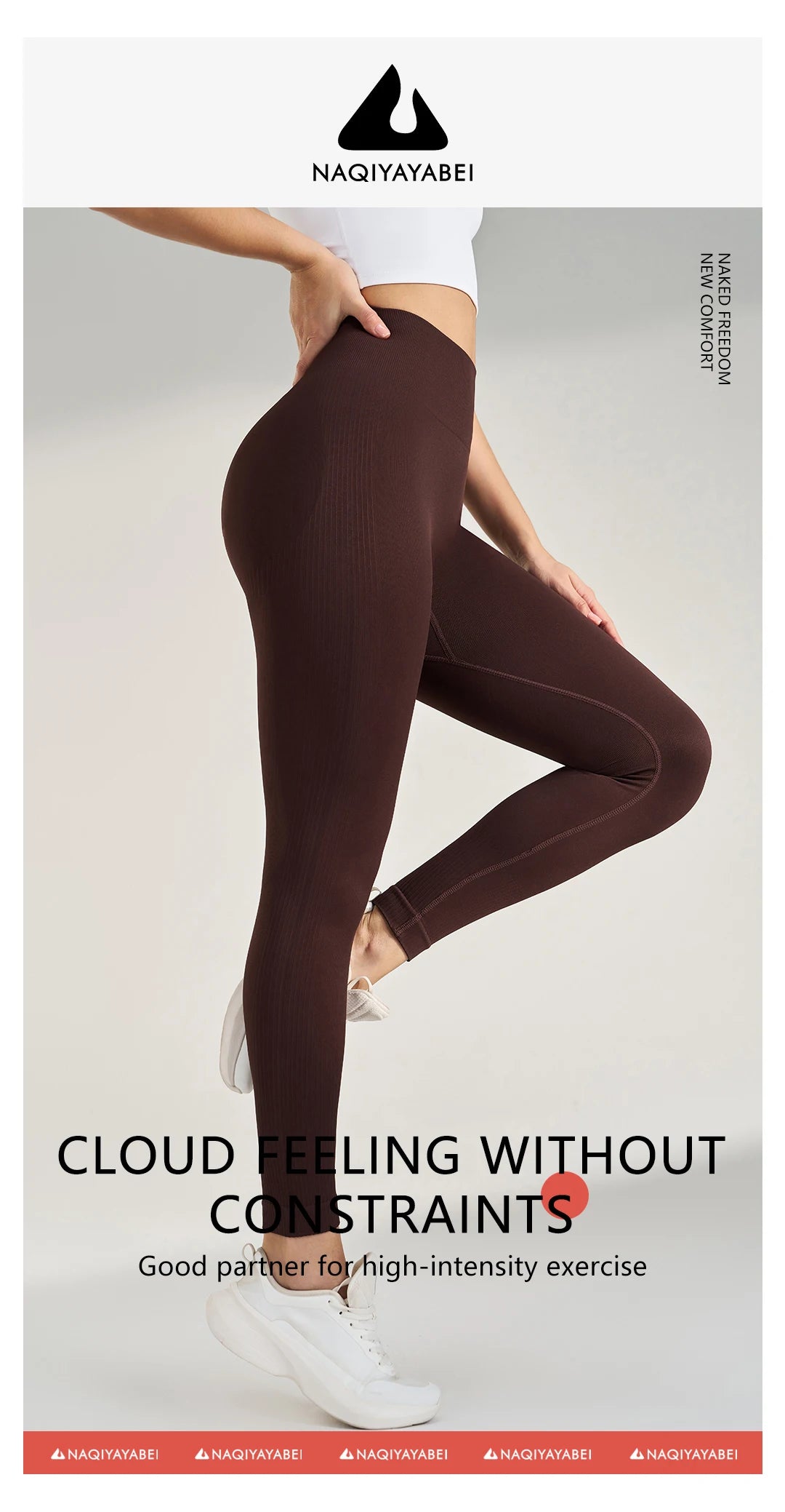 Women's yoga pants no embarrassing line sports fitness leggings tight peach hips high waist naked feeling yoga pants woman