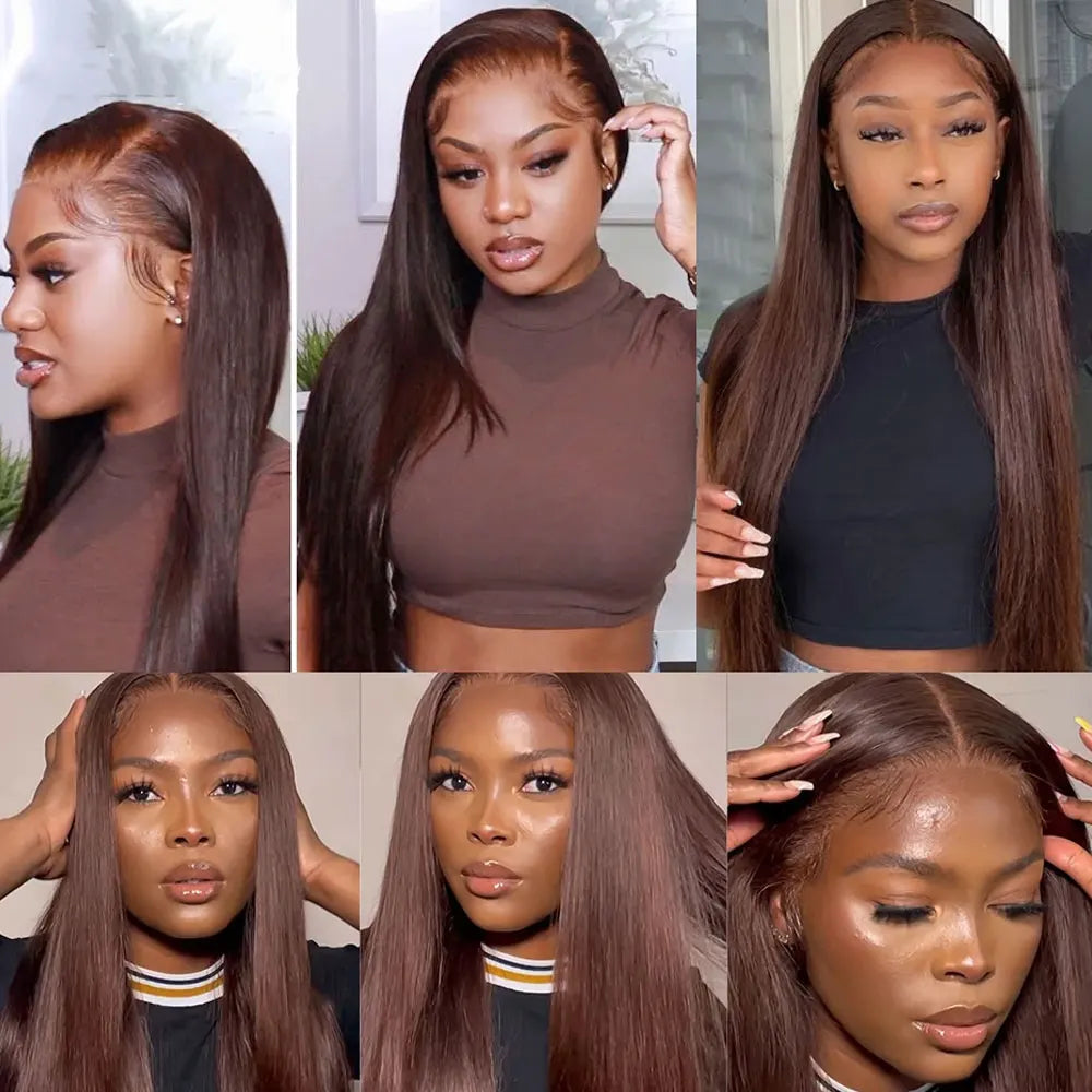 Wear And Go Glueless Wig Human Hair 7x5 5x5 HD Lace Closure Wigs Straight Body Wave Human Hair Wigs Lace Front Ready To Go