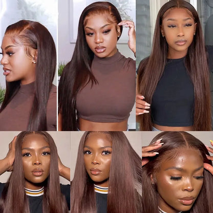Wear And Go Glueless Wig Human Hair 7x5 5x5 HD Lace Closure Wigs Straight Body Wave Human Hair Wigs Lace Front Ready To Go