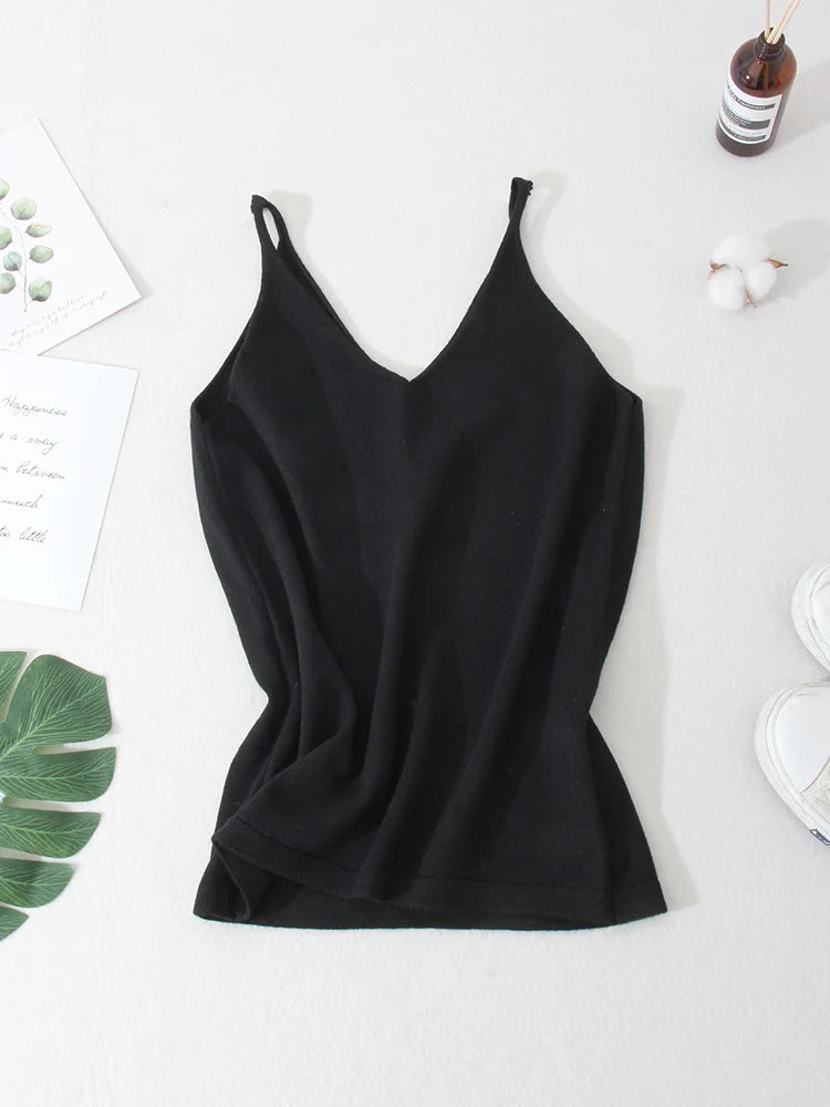 Women Knitted Top Straps Basic Summer Tank Tops For Women 2023 Camisoles T Shirts Women Tops Summer Pulovers Woman Summer Tops